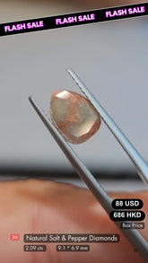 Natural Salt & Pepper Diamond Deal (2.09 Cts)